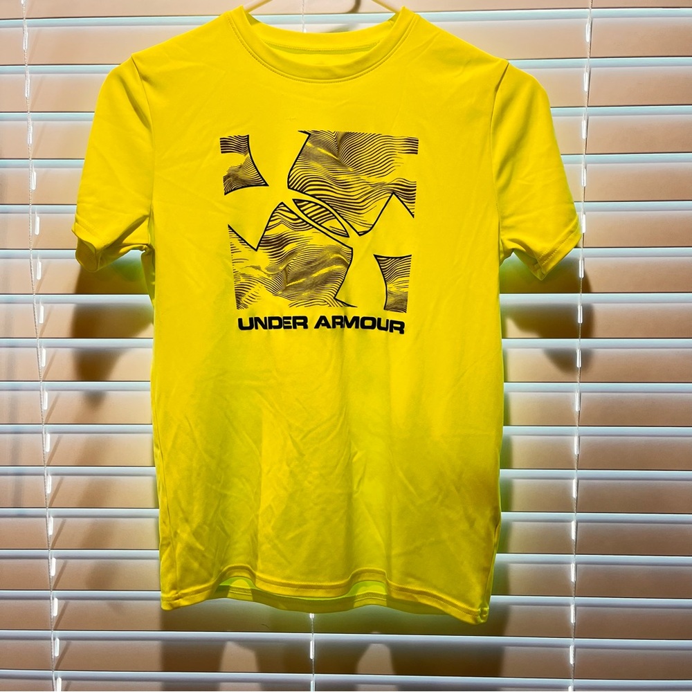 Youth Under Armour Yellow Shirt